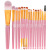 Cross-Border Hot Sale 15 Makeup Brushes Set Eye Brush Eye Shadow Brush Beauty Tools AliExpress Foreign Trade in Stock