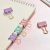 Golden Handle Colorful Long Tail Clip Student Metal Hand Account Little Clip Office Material Storage Binder Clip Wholesale