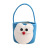 Women's Bag Handmade Cotton Rope Braided Bag Cute Cartoon Characters Handbag Small Yellow Duck Dora Beach Bag