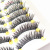 Fake Eyelashes Taiwan 10 Pairs Thick Cross Nude Makeup Eyelash Factory Wholesale Production