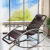 Recliner Stainless Steel Recliner Rattan Deck Chair Leisure Recliner New Recliner Trendy Recliner Rattan Chair