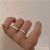 Fashion Design Niche Personality Affordable Luxury High Sense Index Finger Ring Exquisite Silver Cool Jewelry Ring