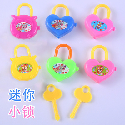 Creative Plastic Mini Toy Lock Exercise Concentration Intelligence Small Toys Multi-Color Cartoon Animation Early Education Toys