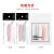 Stall Supply Foldable Eye-Brow Knife Meidao Three-Color Sharp with Net Eyebrow Scraper Pieces Macro Net Beauty Tools