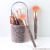 New High-End 8-Piece Barrel Diamond-Embedded Makeup Brush Set with Rhinestones Eye Shadow Brush Powder Brush Beauty Tools Wholesale