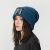 Winter New Woolen Knitted Hat Personality All-Matching Hat Children Windproof Warm Leisure Sleeve Cap Pile Heap Cap