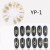 Cross-Border Nail Ornament Set 12-Grid Disc Boxed Alloy Manicure Jewelry Gold-Plated Japanese Metal Nail Rhinestone Sticking
