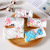 5-Pack Six Layers of Pure Cotton Gauze Saliva Towel Square Towel Baby Cartoon Printed Square Towel Face Cloth Cotton Custom