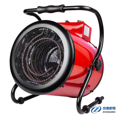 European Standard National Standard High Power 3kw220v Stainless Steel Heating Pipe Warm Air Blower Heater Air Heater Spot