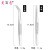 Stainless Steel Hair Planting Clip Grafting Eyelash Tweezers Elbow Tweezers with Straight Head Clamp Tweezers Factory Direct Supply Spot