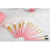Factory Direct Sales Plastic Barrel 12 Gradient Color Makeup Brush Set Eye Shadow Brush Beginner Beauty Tools