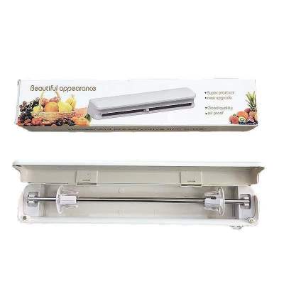 Plastic Wrap Cutter Household Splitter Adjustable Storage Cutting Box Creative Kitchen Utensils Tools