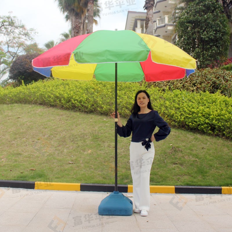 遮阳伞2.4米太阳伞促销圆伞1.2M沙滩伞摆摊用大伞广告印刷晴雨伞