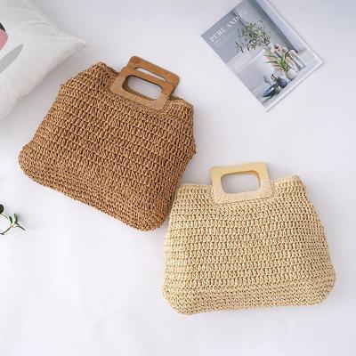 Trendy Women's Bags Ins Style Straw Woven Bag Hand-Woven Bag Women Hand-Carrying Crossbody Bag One Piece Dropshipping
