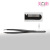 Black Silver Oblique Mouth with Comb Eye Tweezer Tail Comb Tweezers Hair Pulling Beard Beard Men and Women Beauty Tools