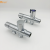 Firmer Stainless Steel Double Handle Dual-Purpose Angle Valve One-Switch Two-Way Multi-Functional Tee Angle Valve Toilet Companion