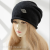 Hat Autumn New Girl's Cap Pile Heap Cap Cotton Thread Knitted Hat Tam-O'-Shanter Toque Hip Hop Hat Tide Hat