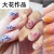 Japanese Style Nail Beauty Dried Flower Ornament Camphire Stickers 12 Color Star Narcissus Five Petal Flower Natural Real Flower DIY Decoration