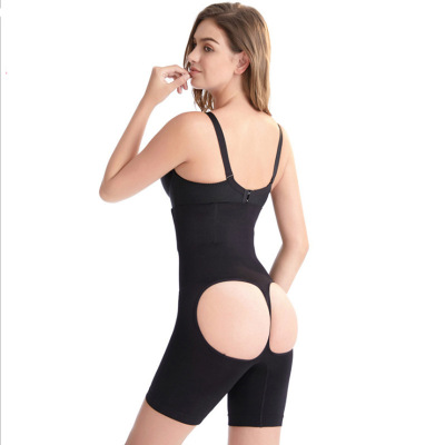 High Waist Belly Shaping Panties Female Postpartum Waist-Slimming Corset and Butt Exposed Butt-Lift Underwear Boxer Thigh Shaping Shaping Pants