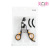 A4 Double Color with Comb Eyelash Curler Natural Curling Eyelash Curler Auxiliary Girls' Beauty Eye Tool Set