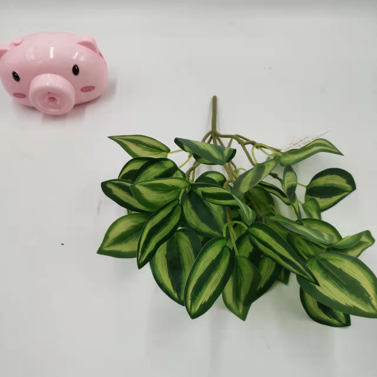 外贸仿真花婚庆仿真花单束绿萝手捧假花客厅装饰摆件餐桌绢花艺塑