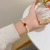 INS Trendy Fairy Temperamental Retro Baroque Pearl Bracelet Female Light Luxury Minority Red Bead Bracelets Hand Jewelry