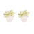 Affordable Luxury Style Niche Opal Flower Earrings Super Girl Graceful Online Influencer Same Style Ear Studs Ear Rings