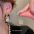 Flower Geometric Earrings Korean Light Luxury High Sense Earring Ring/Stud Earring Graceful Earrings Wholesale Women