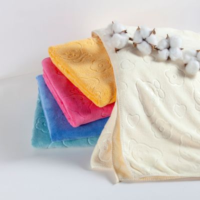 Factory Direct Sales Thickened Microfiber 35 X75 Internet Celebrity Towel Water-Absorbing Quick-Drying Bath Towel Hair-Drying Cap Shower Cap
