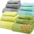 Factory Direct Sales Class A Combed Cotton Plain Jacquard Gift Bath Towel 3 Pieces Covers 17 Environmental Protection Colors