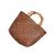 Trendy Women's Bags Customized Woven Tote Large Capacity Ins Style Women's Handbag Retro Straw Woven Bag