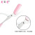 Color Beauty Scissors Stainless Steel Eyebrow Scissors with Comb Color Titanium Trimming Eyebrow Trimming Makeup Tools Comb Boxed