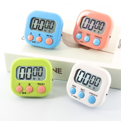 Large Screen Kitchen Timing Timer Reminder to Do Questions Stopwatch Student Time Manager Electronic Alarm Clock to Remember Time