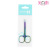 Stainless Steel Color Titanium Eyebrow Blade Color Bag Cut Makeup Eyebrow Beauty Small Scissors Yangjiang Factory 2.0 Thick