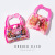 Bow Cartoon Princess Bag Disposable Children's Small Rubber Band Jelly Color Thickened Hair Ring Factory Wholesale