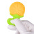 Wholesale Silicone Baby Gums Fruit Shape Teether Newborn Two-Color Three-Dimensional Teether Molar Rod with Box