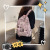 2022 New Personalized Backpack Graffiti High School Students Schoolbag Female Outdoor Leisure Travel Backpack without Pendant