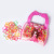 Bow Cartoon Princess Bag Disposable Children's Small Rubber Band Jelly Color Thickened Hair Ring Factory Wholesale