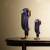 Electroplated Penguin Gold High-Grade Blue Glazed Ceramic Decoration Ins Entry Luxury Home Hallway Night Light next to Soft Decoration