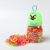 Korean Cartoon Bird Bottle Disposable Small Rubber Band Thickened Macaron Color Series Hair Band High Elasticity Hair Ring Hair Rope