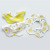 INS Korean Style New 360 Rotatable Baby Bib Cotton Baby Bibs Waterproof Versatile Saliva Bib