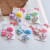 Korean Style New Children's Cloth Flower Barrettes Candy Pair Hair Band Rubber Band Cartoon Bear Bang Side Clip Suit