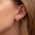 European and American Stylish Moon and the Stars Ear Bone Stud Butterfly Long Version Temperament Small Earrings Puncture Lock Ball Ear Studs Ins