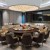 Hotel Solid Wood Dining Chair Company Business Reception Electric Dining Table and Chair Club Light Luxury Bentley Chair