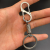 Linshi 316 Keychain Alloy Spring Key Ring Simple Double Ring Small Buckle Cross-Border Southeast Asia Africa Hot Sale Products