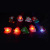 Christmas Children's Cartoon Luminous Ring Brooch Light Wedding Luminous Ring Soft Rubber Brooch Luminous Toy