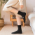 New 5 Yuan Model Men's and Women's Cashmere Snow Socks plus Velvet Warm Floor Socks Long Socks Thick Cotton Socks Stall