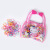 New Cute Princess Bag Disposable Small Rubber Band Children's Hair Tie Thickened High Elastic Rubber Band Color Hair Ring