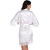 Foreign Trade Women's Clothing Summer Thin Bathrobe Short Knee-Length Solid Color Sexy Lace Three-Quarter Sleeve Makeup Morning Gowns