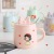 Cartoon Girlish Ceramic Cup Creative Princess Girl Mug Ceramic Large Capacity Cup with Cover with Spoon